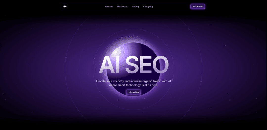 AI SEO Landing Page